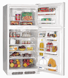 Frigidaire MRTD15V4GW/MW top mount refrigerator for 220 volts