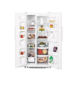 GE GSG201B Side-by-Side 20 Cubic Feet Refrigerator 220Volts NOT FOR USA