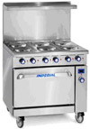 Imperial IMR6-E 36" Electric Cooking Range 240Volts/ 50 Hz, 3Phase
