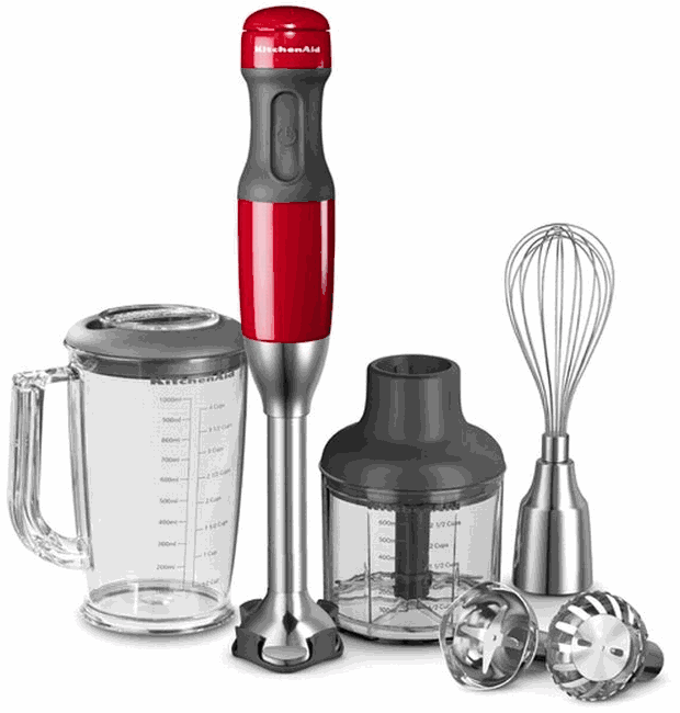 KitchenAid 5KHB2571EER Artisan hand blender 220 volts empire red