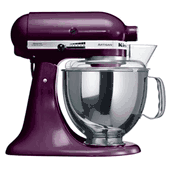 Kitchenaid 5ksm150pseby (boysen berry) stand mixer for 220/240 volts