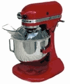 Kitchenaid 5ksm5eer heavy duty mixer for 220 volts (empire red)