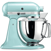 KitchenAid Artisan 5KSM175PSEIC 5 Qt. Stand Mixer (ICE BLUE) with TWO Bowls 220 VOLTS NOT FOR USA