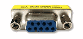 Kramer ad-d9f/d9f 10pcs 9-pin d (f-f) gender changer 110 volts only for usa