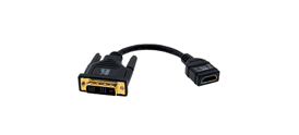 Kramer adc-dm/hf dvi-d (m) to hdmi (f) adapter cable - 1 110 volts only for usa