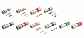 Kramer con-comp-rca/m/rg-179 5pcs rca (m) for 26/28 awg minicoax - orange coded 110 volts use only for usa