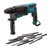 Makita HR2630 26 mm 3 Mode SDS Plus Rotary Hammer Drill 220 VOLTS 50 Hz NOT FOR USA