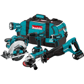 Makita LXT601220 220V 18V 6-Pc Combo Kit