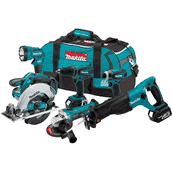 Makita MLXT702 18V LXT Lithium-Ion 7-Pc Combo Kit 220 Volt