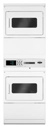 Maytag mlg24pnagw commercial single-load gas stack dryer 220-240 volt