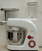 Multistar msm908wh white multi function stand mixer 220-240 volt