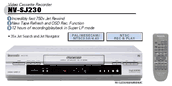 Panasonic NV-SJ230AM Multi-System VCR 110-220 volts NTSC-PAL