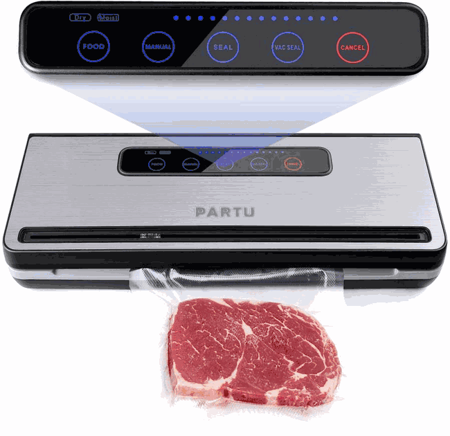 PARTU Vacuum Sealer Automatic & Manual Food Sealer with 28 * 300cm