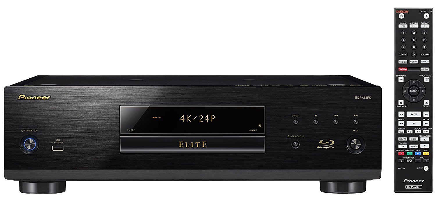 Pioneer Elite BDP-88FD Region-Free 4K 3D Blu-ray Player zone