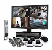 Revo r164d4eb4em212t 16 channel surveillance system with 8 high-resolution 600tvl cameras & 2 tb hard drive 110- 240 volts