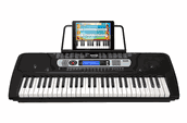 RockJam RJ-645 54-Key Portable Digital Piano Keyboard with Music Stand and Interactive LCD Screen 220 VOLTS NOT FOR USA