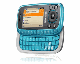 Samsung b3310 blue unlocked quad band gsm cell phone