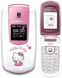 Samsung e2210 hello kitty unlocked quad band gsm cell phone - color cstn display, vga camera, bluetooth, mms messaging and speakerphone