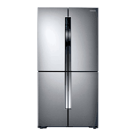 Samsung RF60J900SL 220-240 Volt 50 Hz 4 Door Stainless Steel Refrigerator - Triple Cooling