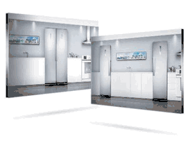 Samsung RR35H66107F/ RR35H66107F PRESTIGE PAIR REFRIGERATOR FREEZER 220-240 VOLT/ 50-60 HZ