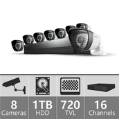 Samsung SDS-P5082 16ch 960H Security Camera System 110-220 volts
