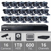 Samsung SDS-V5080F 16 Ch Security Camera System 110-220 volts