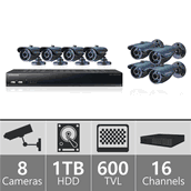 Samsung  SDS-V5080N - 16ch Security Camera System 110-220 volts