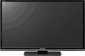 Sharp lc-24le440m multi-system led tv for 110-240 volts