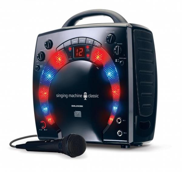 sing Singing Machine SML-283 Portable CD-G Karaoke Player and 3