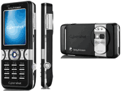 Sony ericsson k550i unlocked quadband jet black gsm cell phone