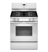 Whirlpool 3WFG515SOAW 220-240 Volt 50 Hz Self Cleaning White Color Gas Stove