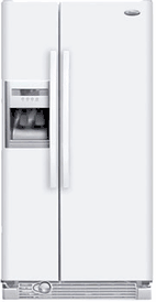 Whirlpool 5ed2fhgxvq 220-240 volt 50-60 hz side by side refrigerator