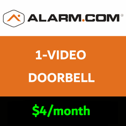 Add-On Alarm.com 1 Video Doorbell Services (Powered by Alarm.com App)