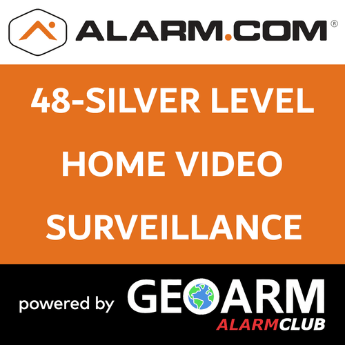 Add-On Alarm.com 48 Home Silver Video Surveillance Services