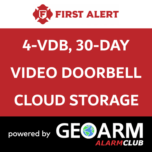 Add-On First Alert 4 Video Doorbell Services with 30-Days Storage (Powered by TC2 App)