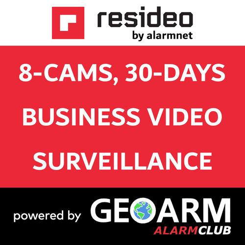 Add-On Resideo 8 Business Security Camera Services with 30-Days Storage (Powered by TC2 App)