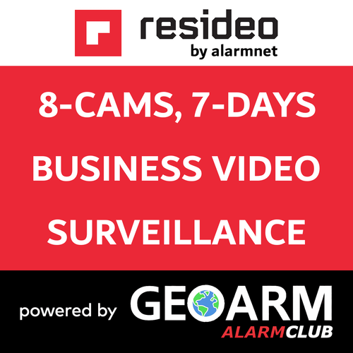 Add-On Resideo 8 Business Security Camera Services with 7-Days Storage (Powered by TC2 App)