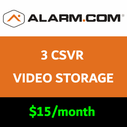 Alarm.com 3 CSVR Video Surveillance Storage Services