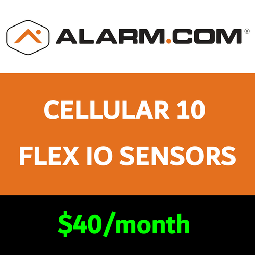 Alarm.com Cellular Flex IO Services (for 10 Sensors) Alarm.com Cellular Flex IO Services (for 10 Sensors)