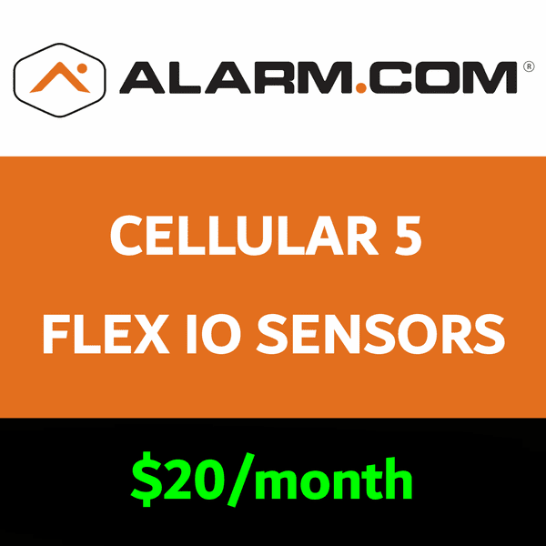Alarm.com Cellular Flex IO Services (for 5 Sensors)