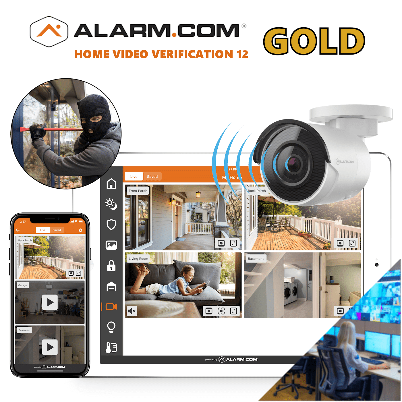 Gold Pro 12 Visual Video Verification Residential Home
