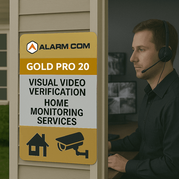Alarm.com Gold Pro 20 Visual Video Verification Home Monitoring Services