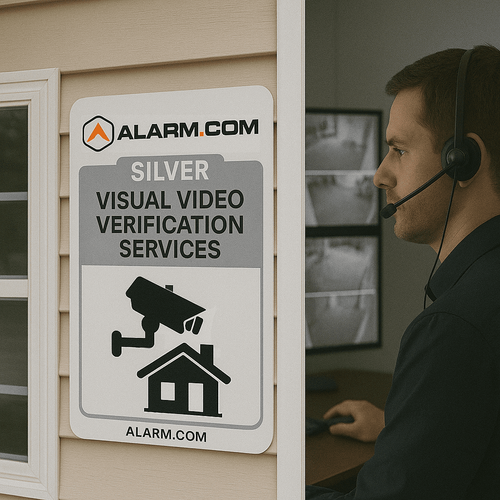 Alarm.com Silver Home Pro Visual Video Verification Monitoring Services
