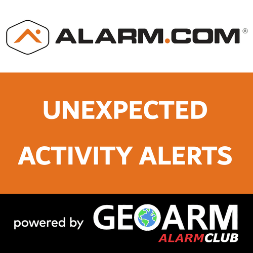 Alarm.com Unexpected Activity Alerts Services