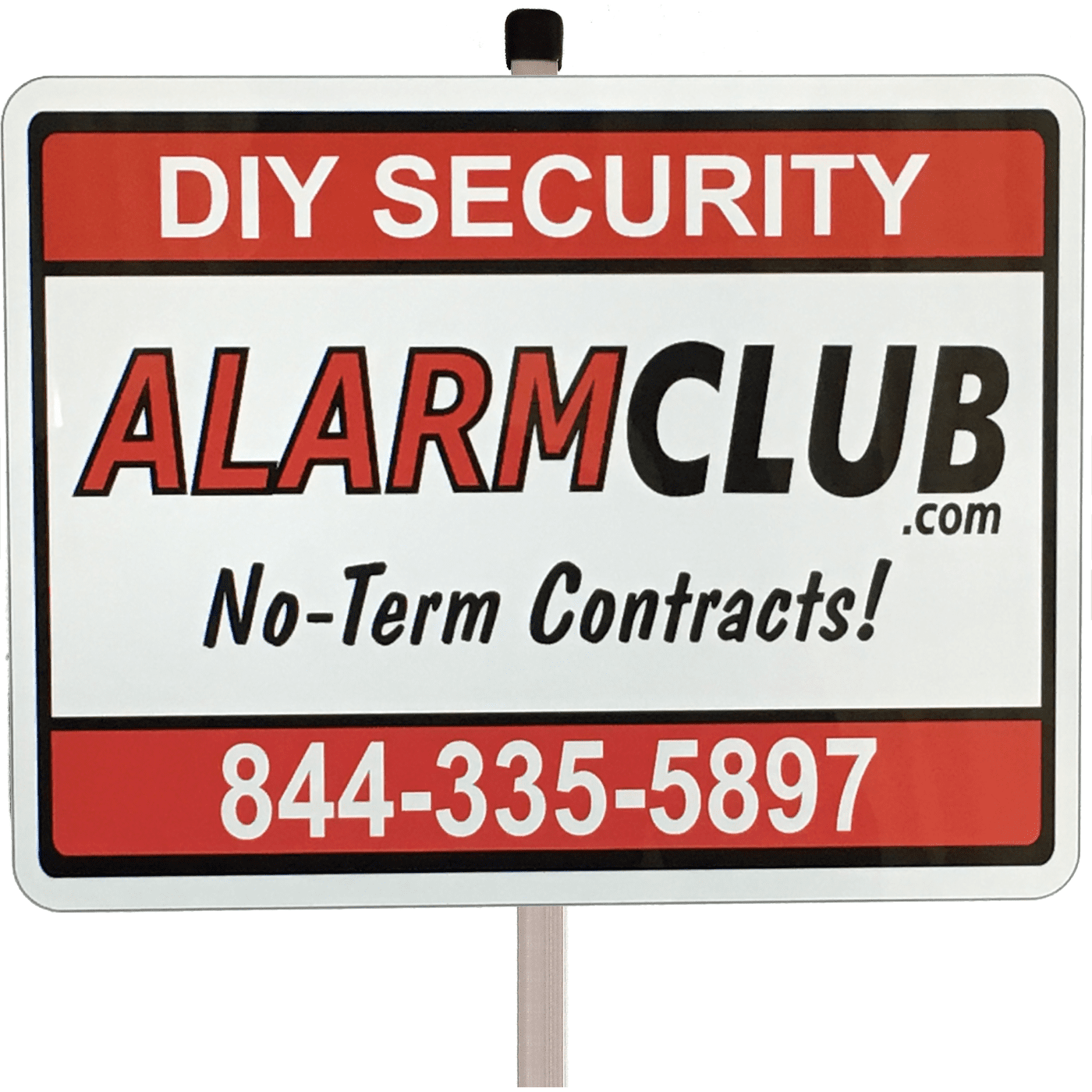 Home Security Yard Sign and Post