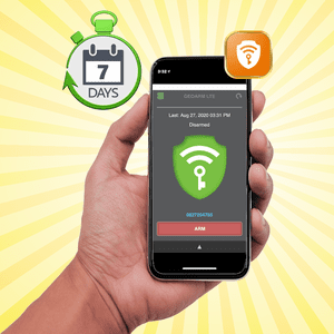 DSC PRO Cellular Gold Interactive Business Alarm Monitoring Services and Weekly Supervision Test (Powered by UplinkRemote App)