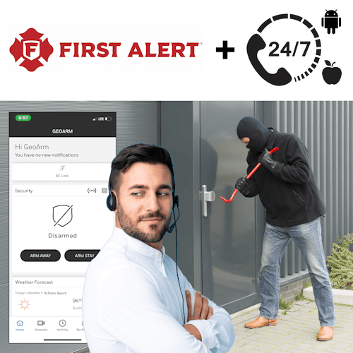 First Alert Burglary Intrusion Interactive Business Alarm Monitoring Services