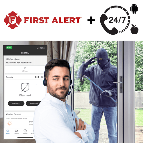 First Alert Burglary Intrusion Interactive Home Alarm Monitoring Services