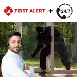 First Alert Burglary Intrusion Non-Interactive Home Alarm Monitoring Services