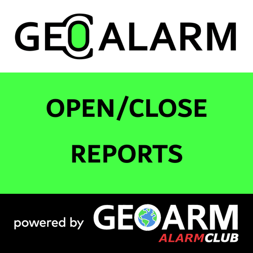 GeoAlarm Opening and Closing Reports GeoAlarm Opening and Closing Reports